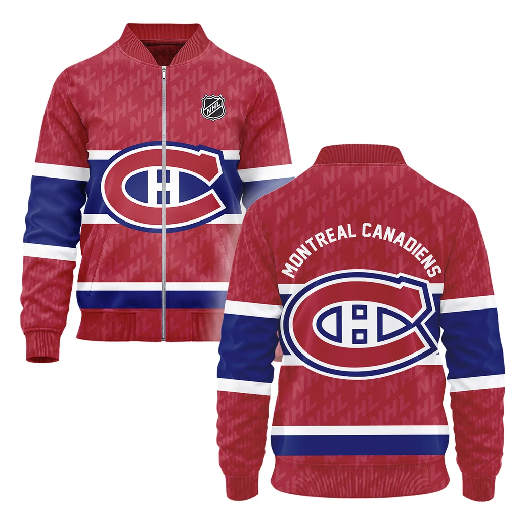 Hockey Bomber Jacket NHL 2025 For Sport Fans HVN1053MTL060625BOB