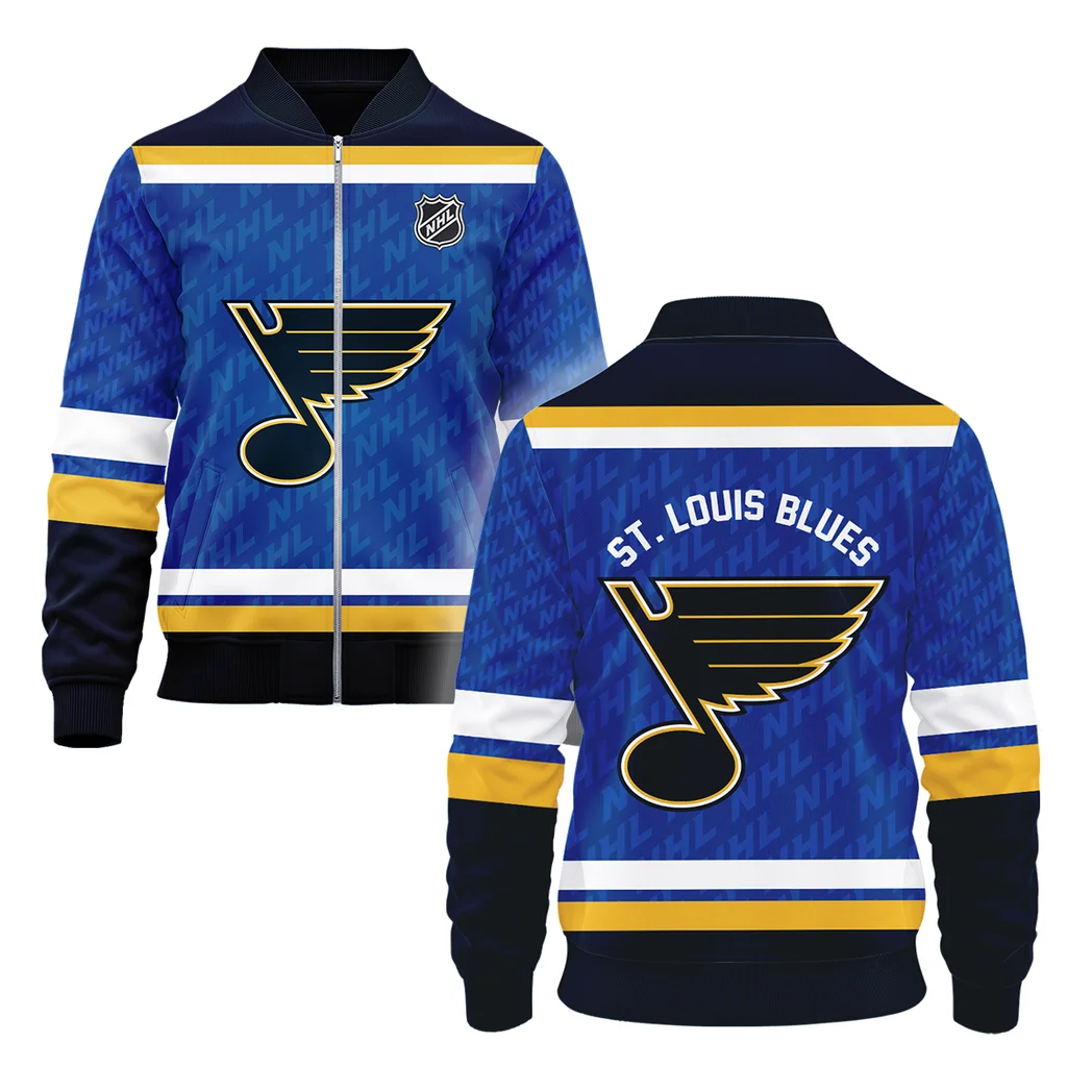 Hockey Bomber Jacket NHL 2025 For Sport Fans HVN1053STL060625BOB