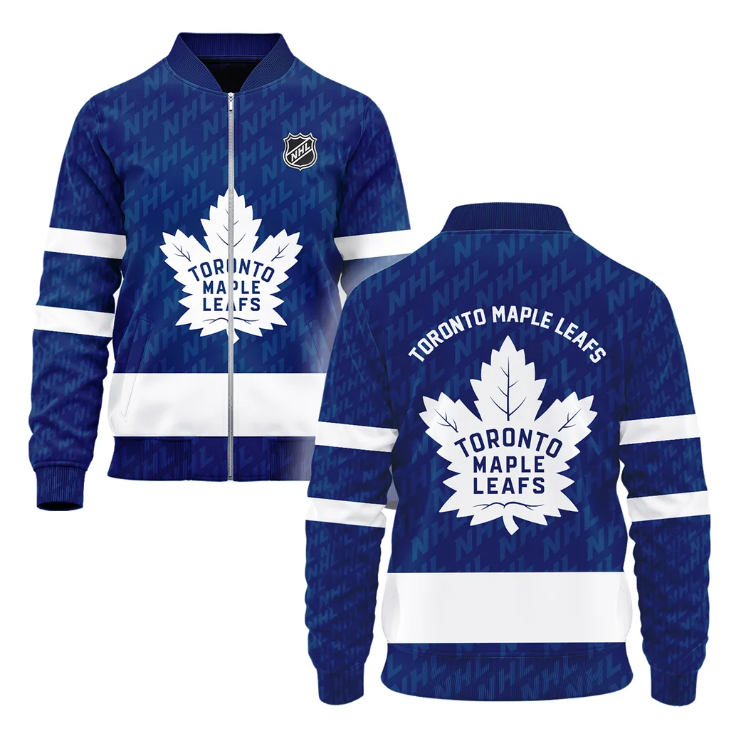 Hockey Bomber Jacket NHL 2025 For Sport Fans HVN1053TOR060625BOB