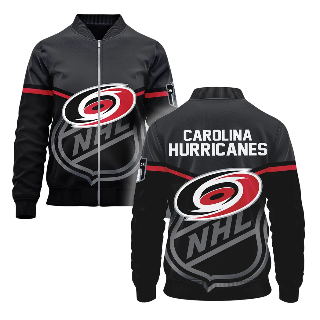 Hockey Bomber Jacket NHL 2025 For Sport Fans HVN1054CAR060625BOB