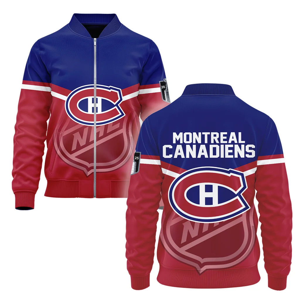Hockey Bomber Jacket NHL 2025 For Sport Fans HVN1054MTL060625BOB