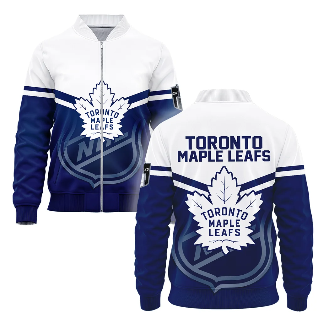 Hockey Bomber Jacket NHL 2025 For Sport Fans HVN1054TOR060625BOB