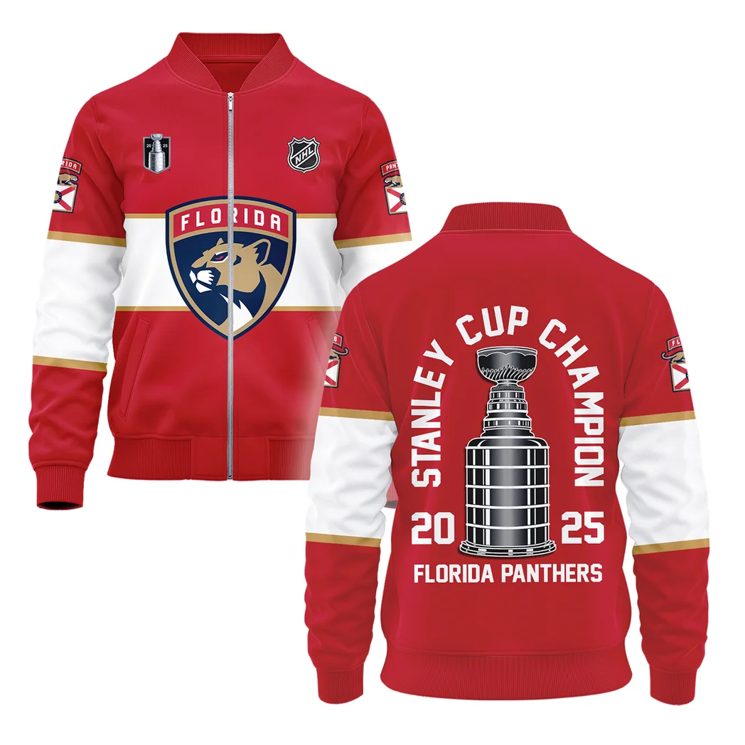Hockey Bomber Jacket NHL 2025 For Sport Fans HVN1071CHMP061825BOB