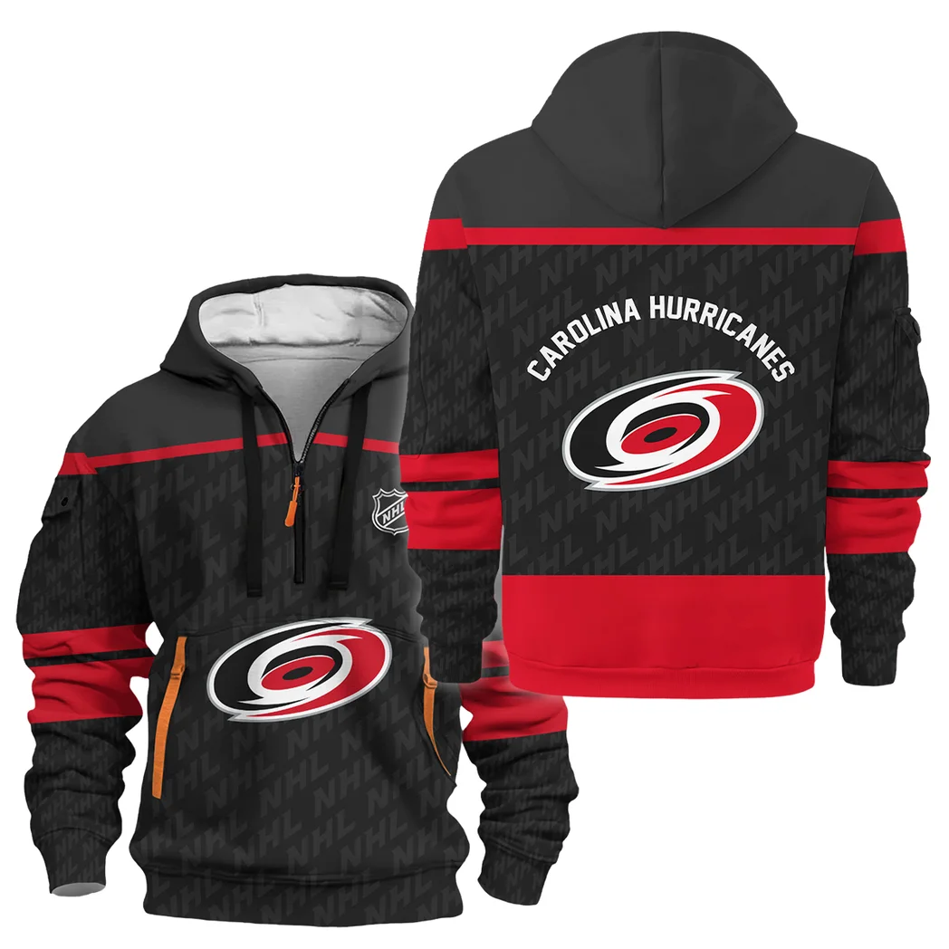 Hockey Hoodie Half Zipper NHL 2025 For Sport Fans HVN1053CAR060625HODZ