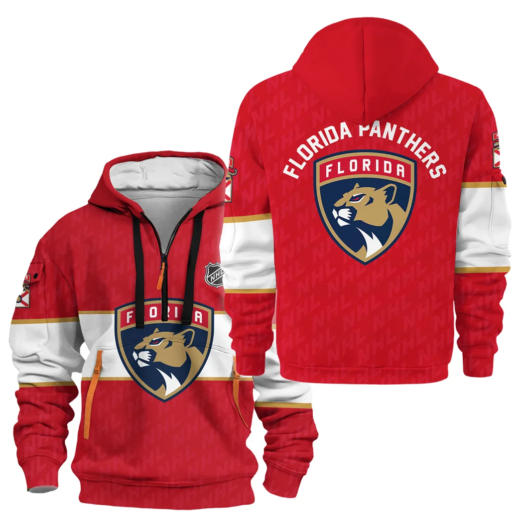 Hockey Hoodie Half Zipper NHL 2025 For Sport Fans HVN1053FLA060625HODZ