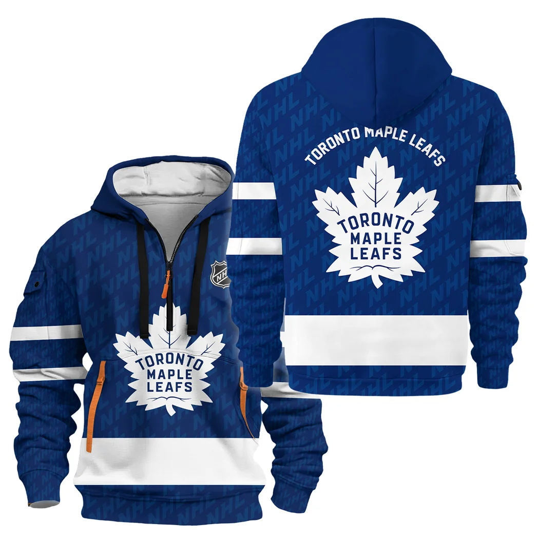 Hockey Hoodie Half Zipper NHL 2025 For Sport Fans HVN1053TOR060625HODZ