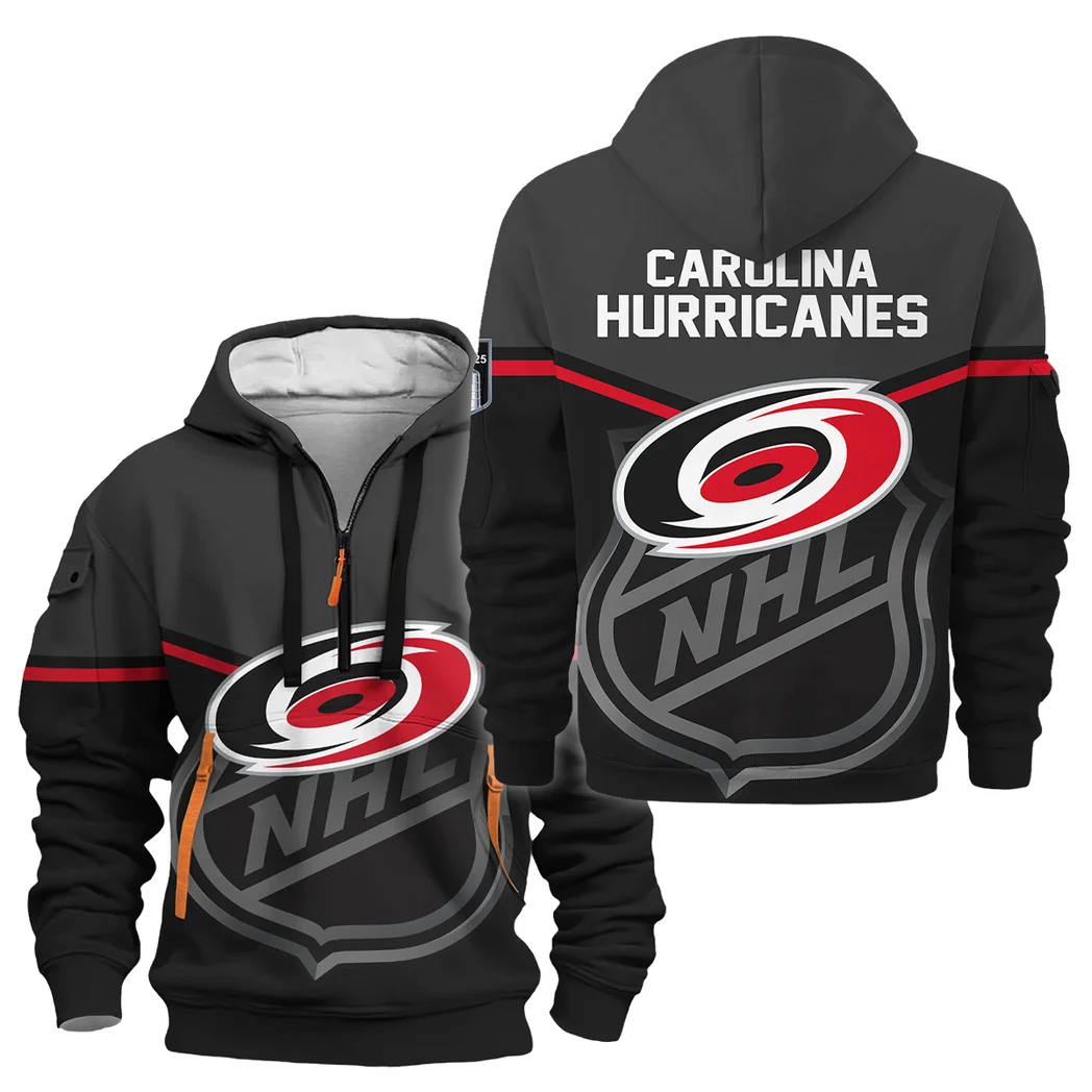 Hockey Hoodie Half Zipper NHL 2025 For Sport Fans HVN1054CAR060625HODZ
