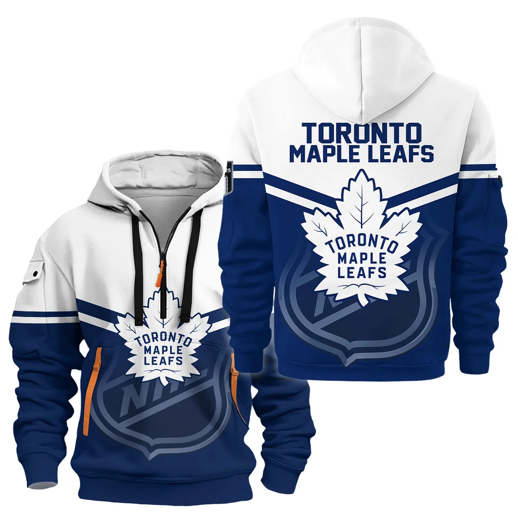 Hockey Hoodie Half Zipper NHL 2025 For Sport Fans HVN1054TOR060625HODZ