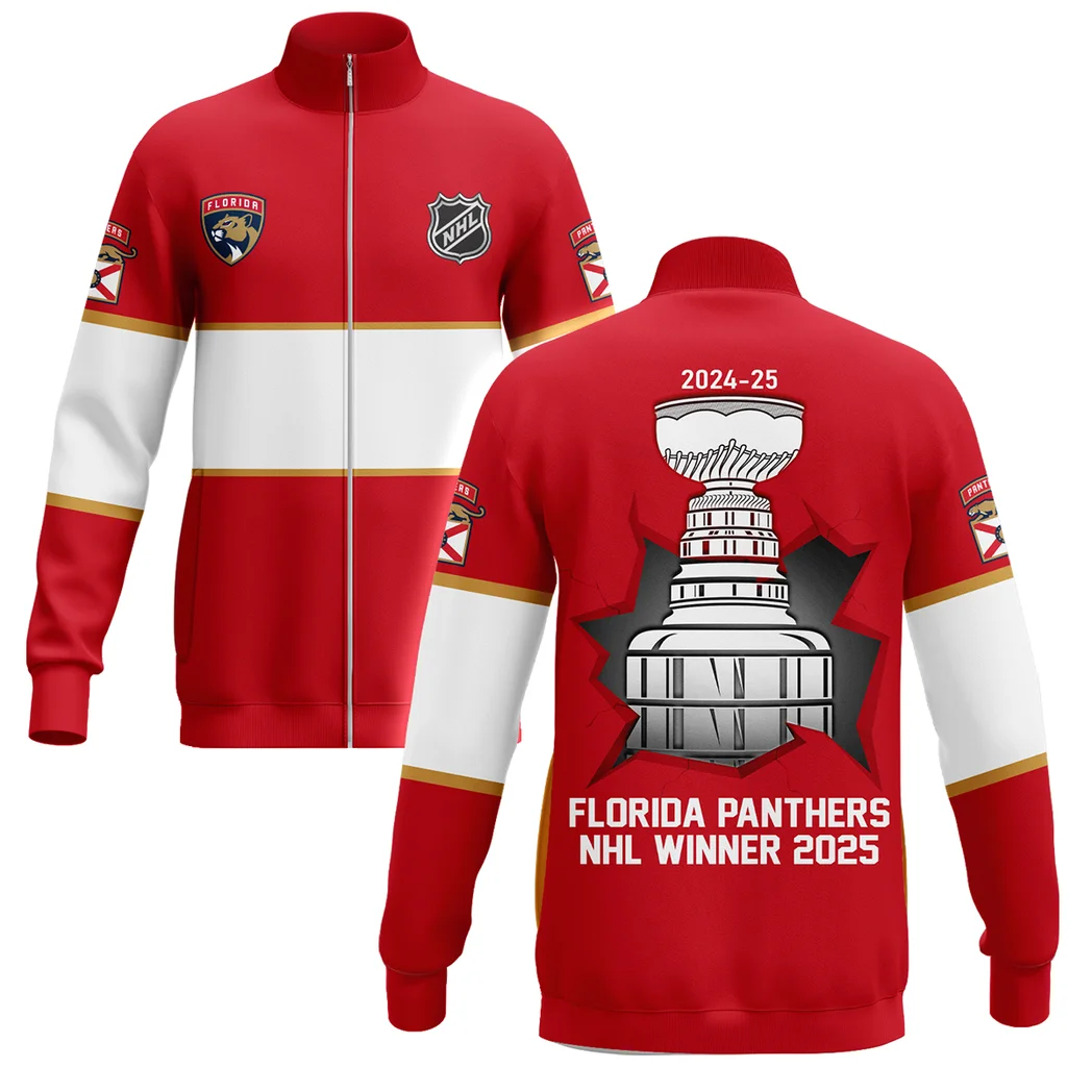 Hockey Stand Collar Jacket NHL 2025 For Sport Fans HVN1051PTS060525SCJ