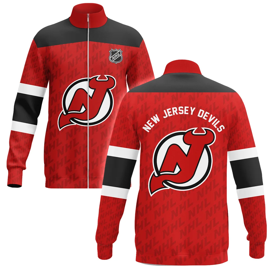 Hockey Stand Collar Jacket NHL 2025 For Sport Fans HVN1053NJD060625SCJ