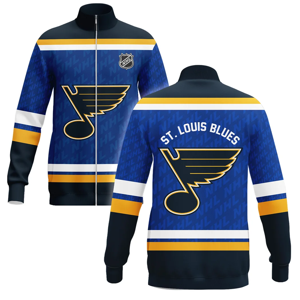 Hockey Stand Collar Jacket NHL 2025 For Sport Fans HVN1053STL060625SCJ