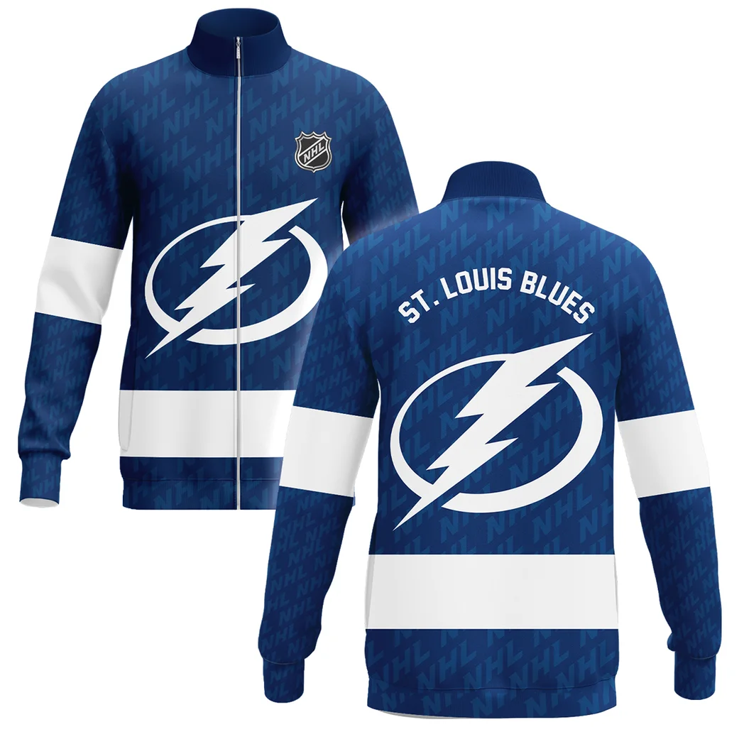 Hockey  Stand Collar Jacket NHL 2025 For Sport Fans  HVN1053TBL060625SCJ
