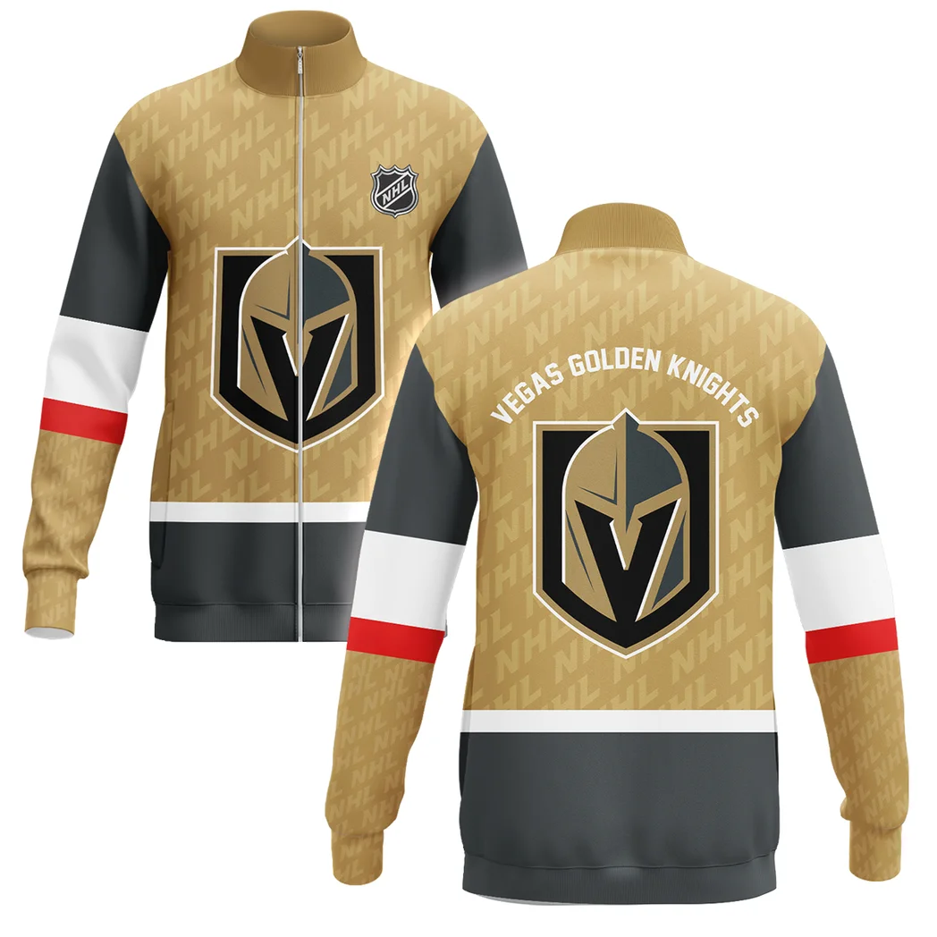 Hockey Stand Collar Jacket NHL 2025 For Sport Fans HVN1053VGK060625SCJ