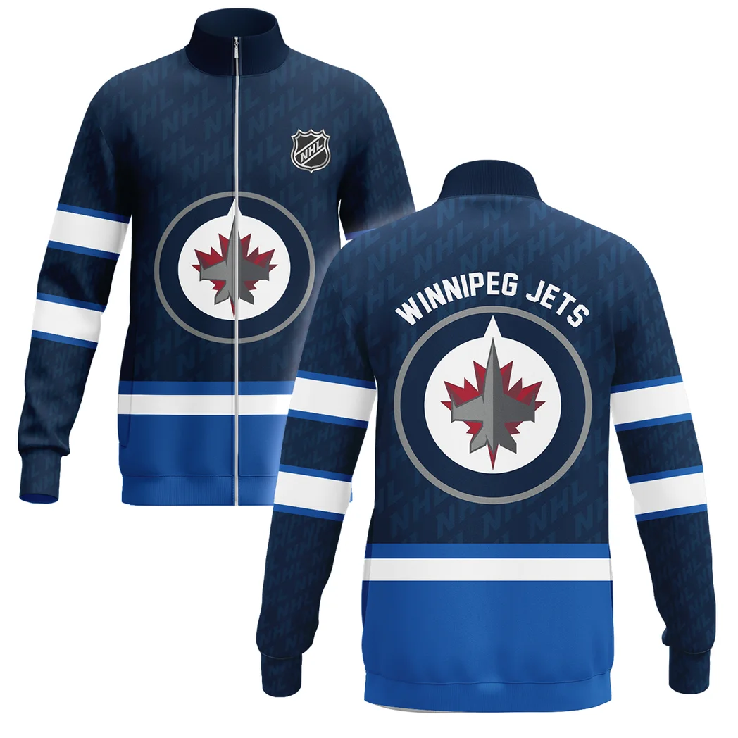 Hockey Stand Collar Jacket NHL 2025 For Sport Fans HVN1053WPG060625SCJ