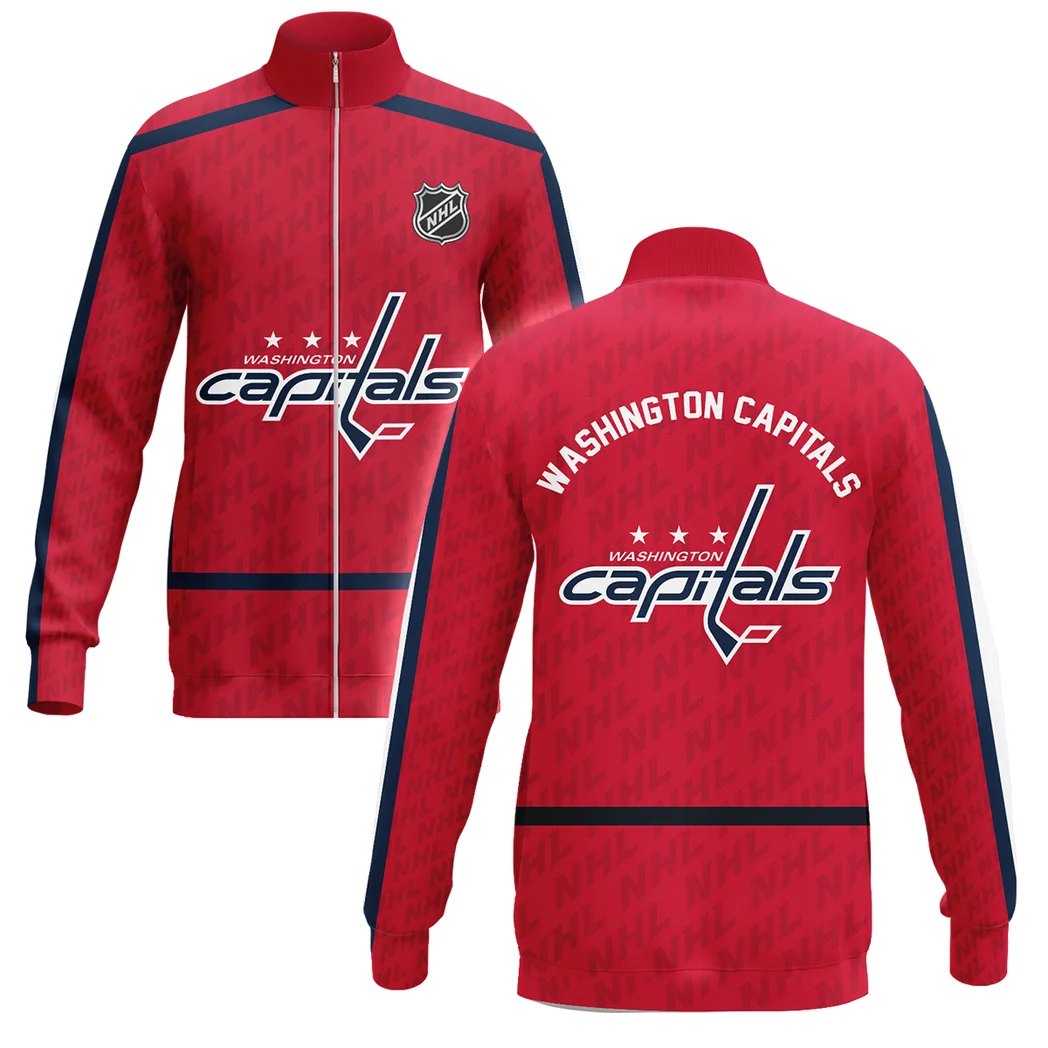 Hockey Stand Collar Jacket NHL 2025 For Sport Fans HVN1053WSH060625SCJ