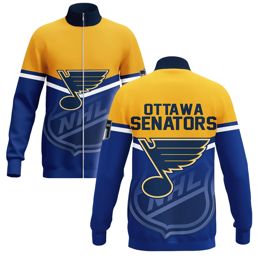 Hockey Stand Collar Jacket NHL 2025 For Sport Fans HVN1054STL060625SCJ
