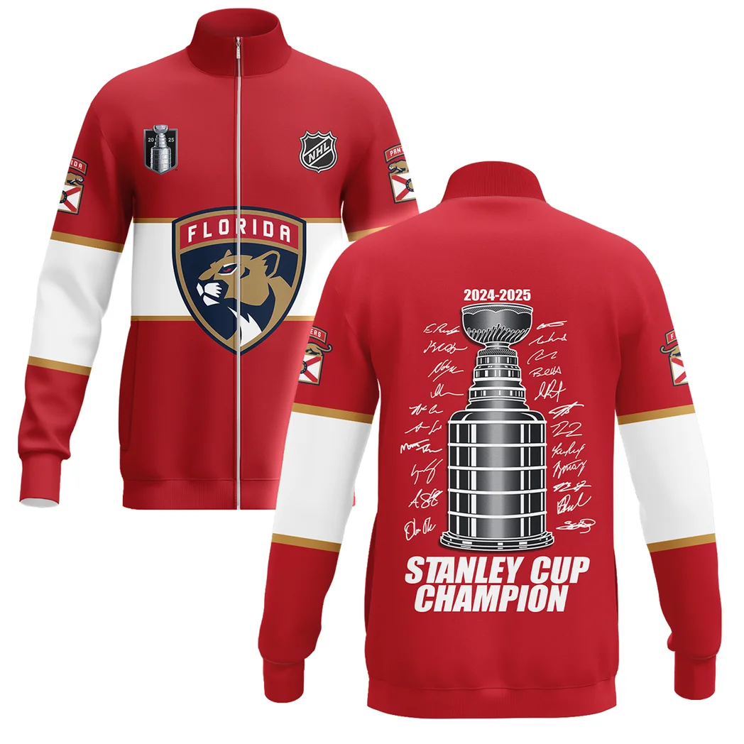 Hockey Stand Collar Jacket NHL 2025 For Sport Fans HVN1072CUP061825SCJ
