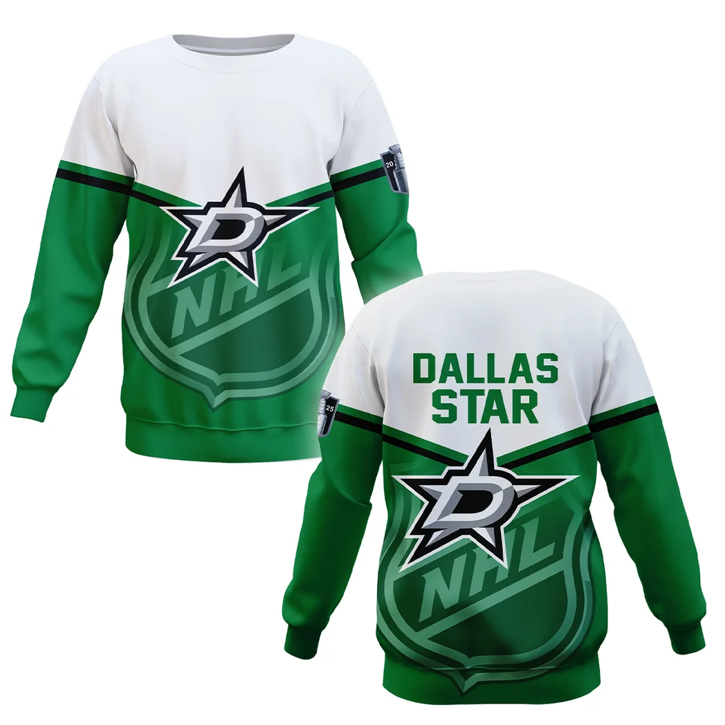 Hockey Sweatshirt NHL 2025 For Sport Fans HVN1054DAL060625SW