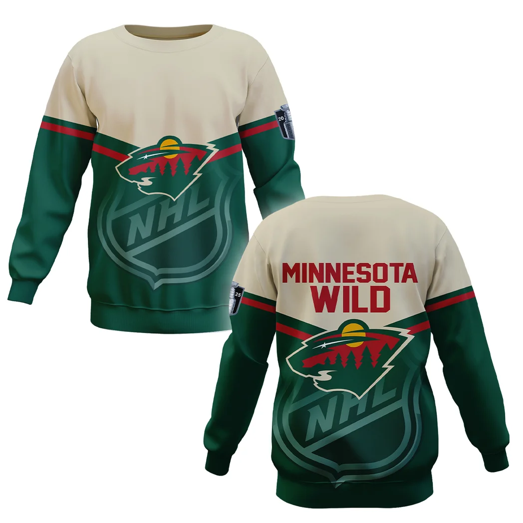 Hockey Sweatshirt NHL 2025 For Sport Fans HVN1054MIN060625SW