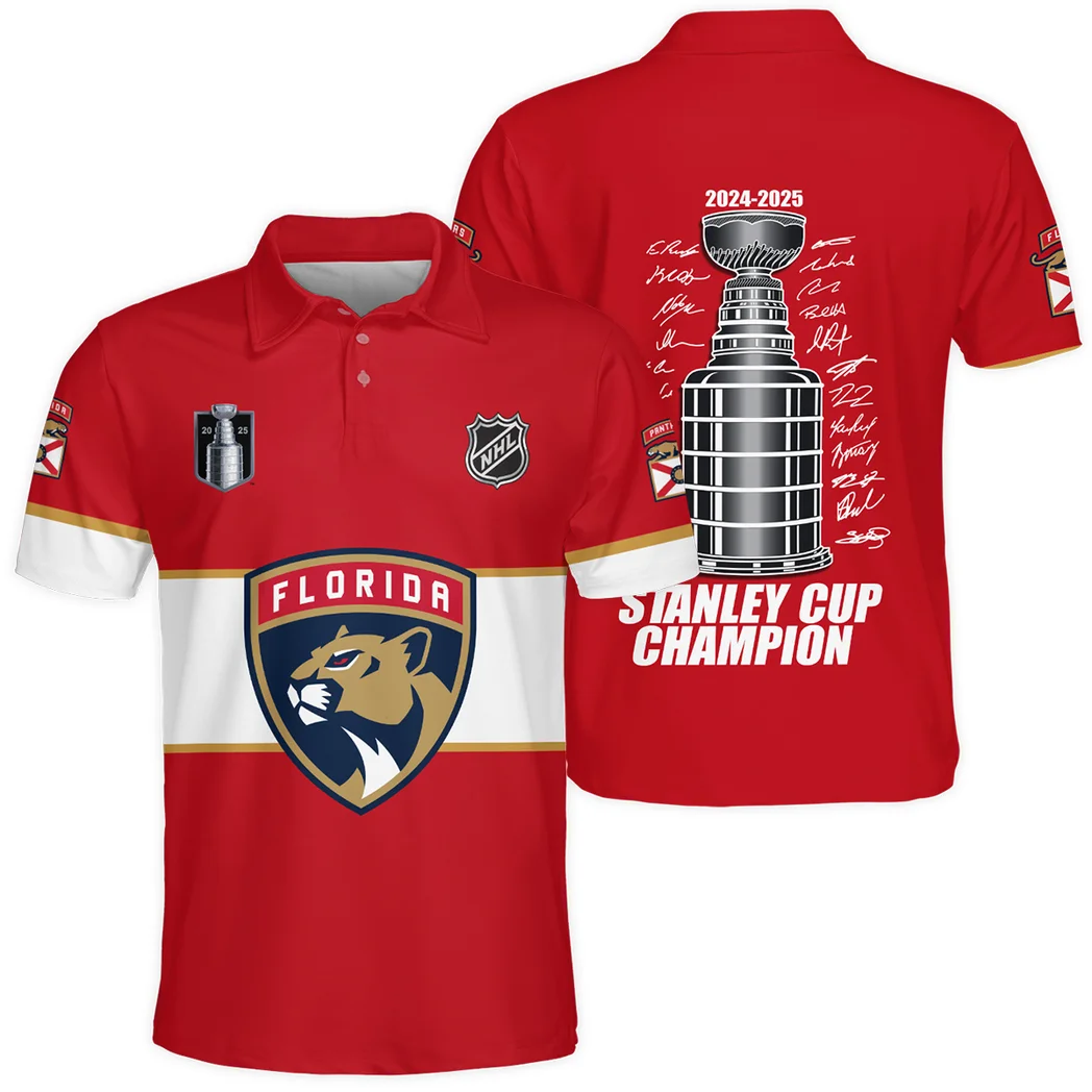 Hockey Team Polo Shirt NHL 2025 For Fans Sport HVN1072CUP061825POS