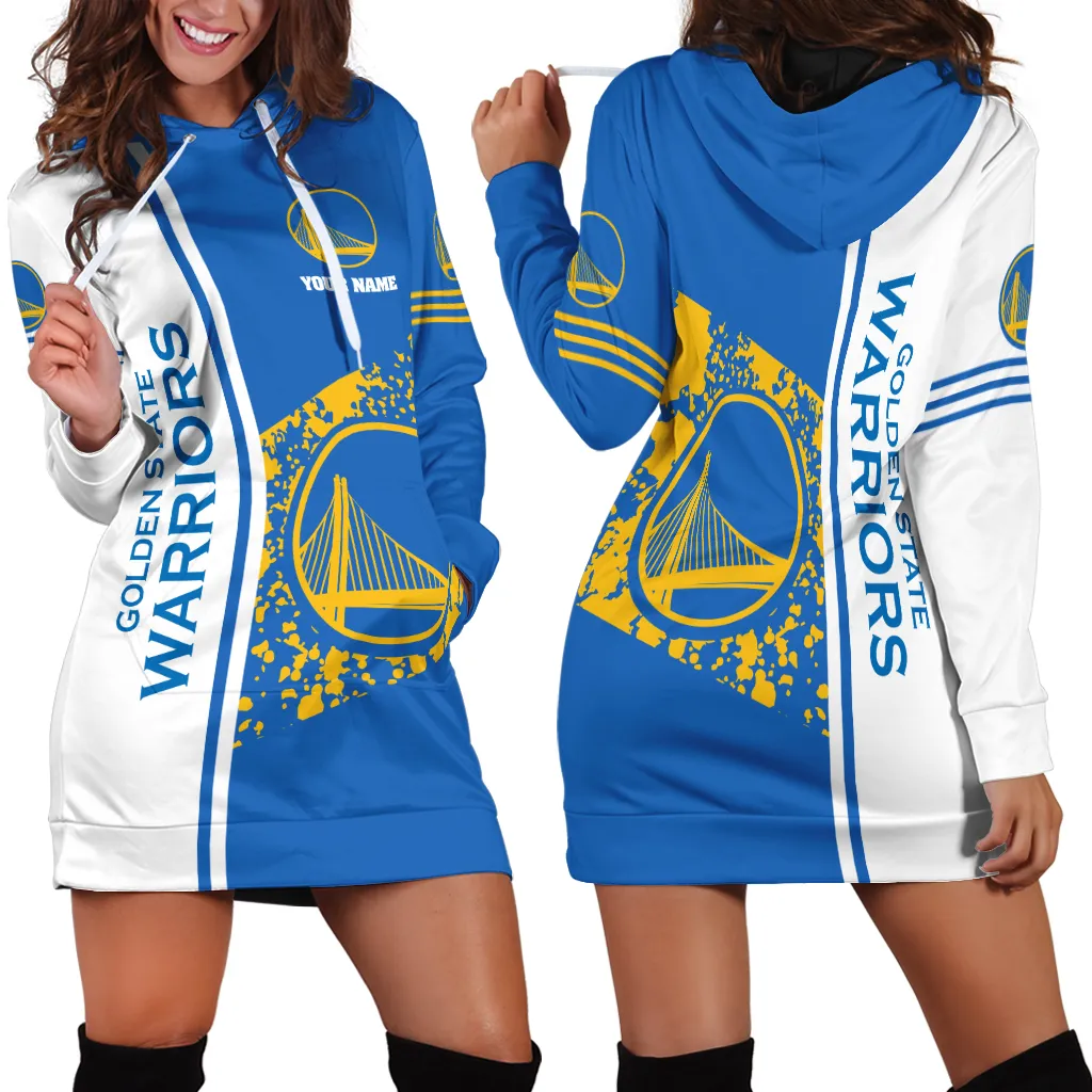 Hoodie Dress For Women, Exclusive Logo Hoodie For Basketball Fans PTHDD000NBA082225GSW1