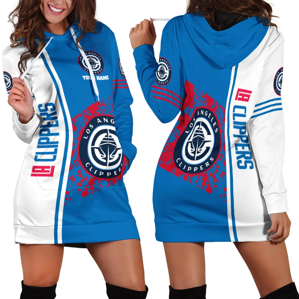 Hoodie Dress For Women, Exclusive Logo Hoodie For Basketball Fans PTHDD000NBA082225LAC1