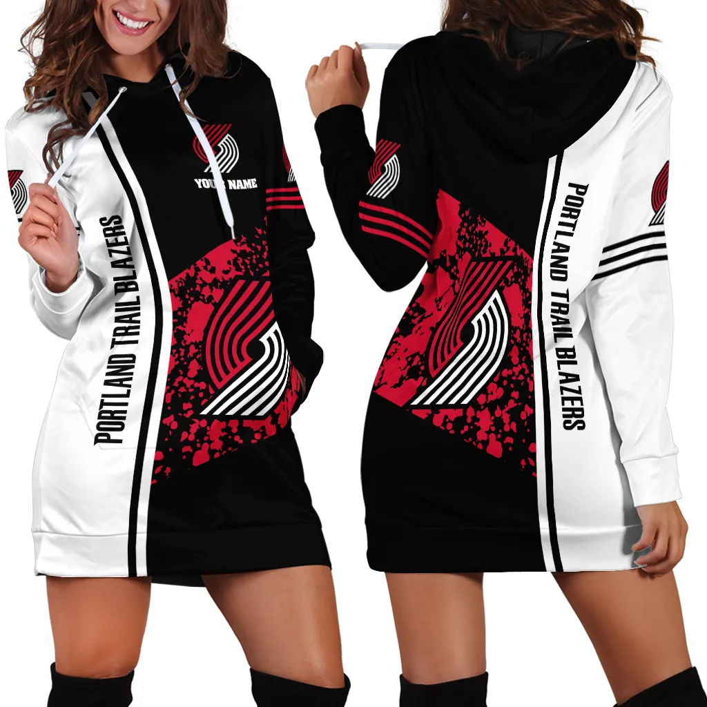 Hoodie Dress For Women, Exclusive Logo Hoodie For Basketball Fans PTHDD000NBA082225PTB1