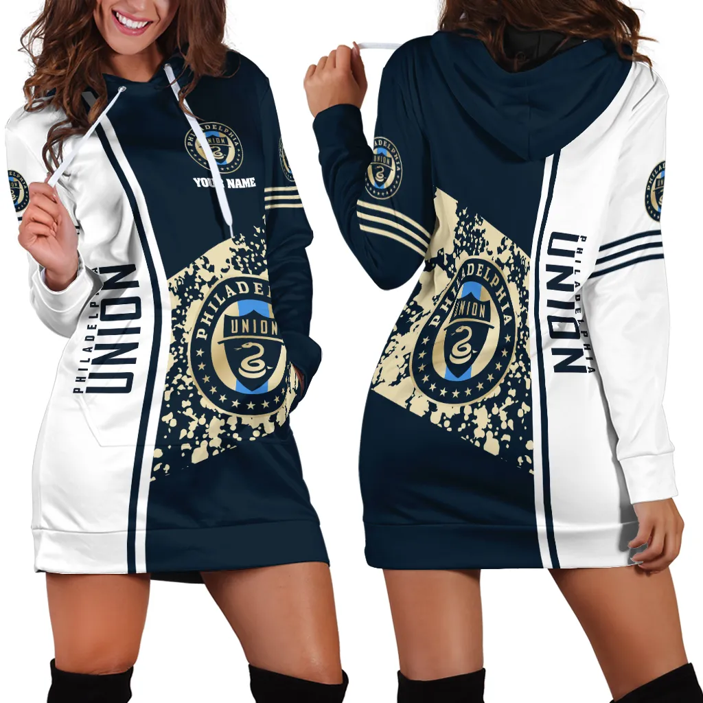 Hoodie Dress For Women, Exclusive Logo Hoodie For Fans Soccer PTHDD000MLS082125PU1