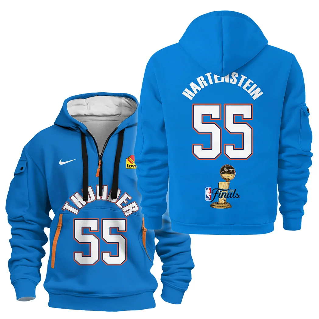 Isaiah Hartenstein Hoodie Half Zipper NBA 2025 For Fan Isaiah Hartenstein HVN1087IH062325HODZ