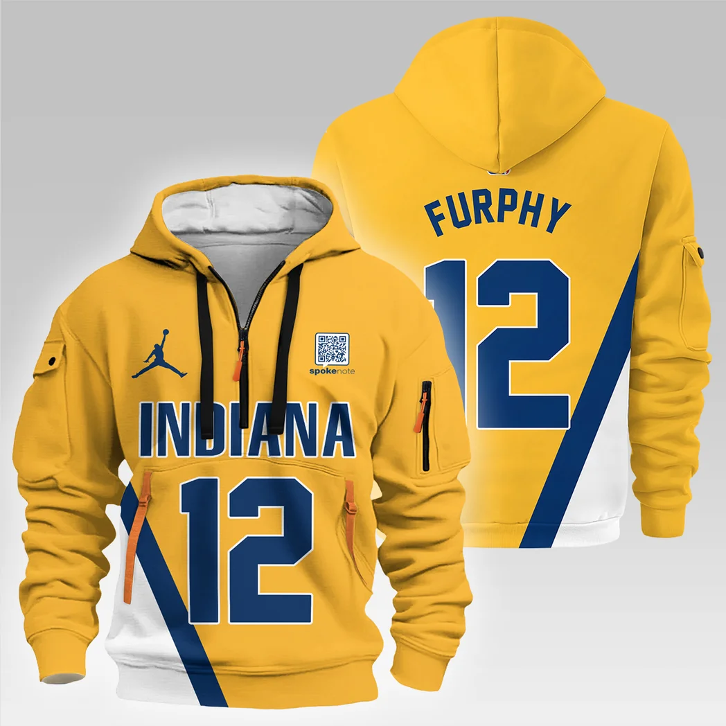 Johnny Furphy Basketball Hoodie Half Zipper NBA 2025 For Fan Johnny Furphy HVN1026PCJF052825HODZ