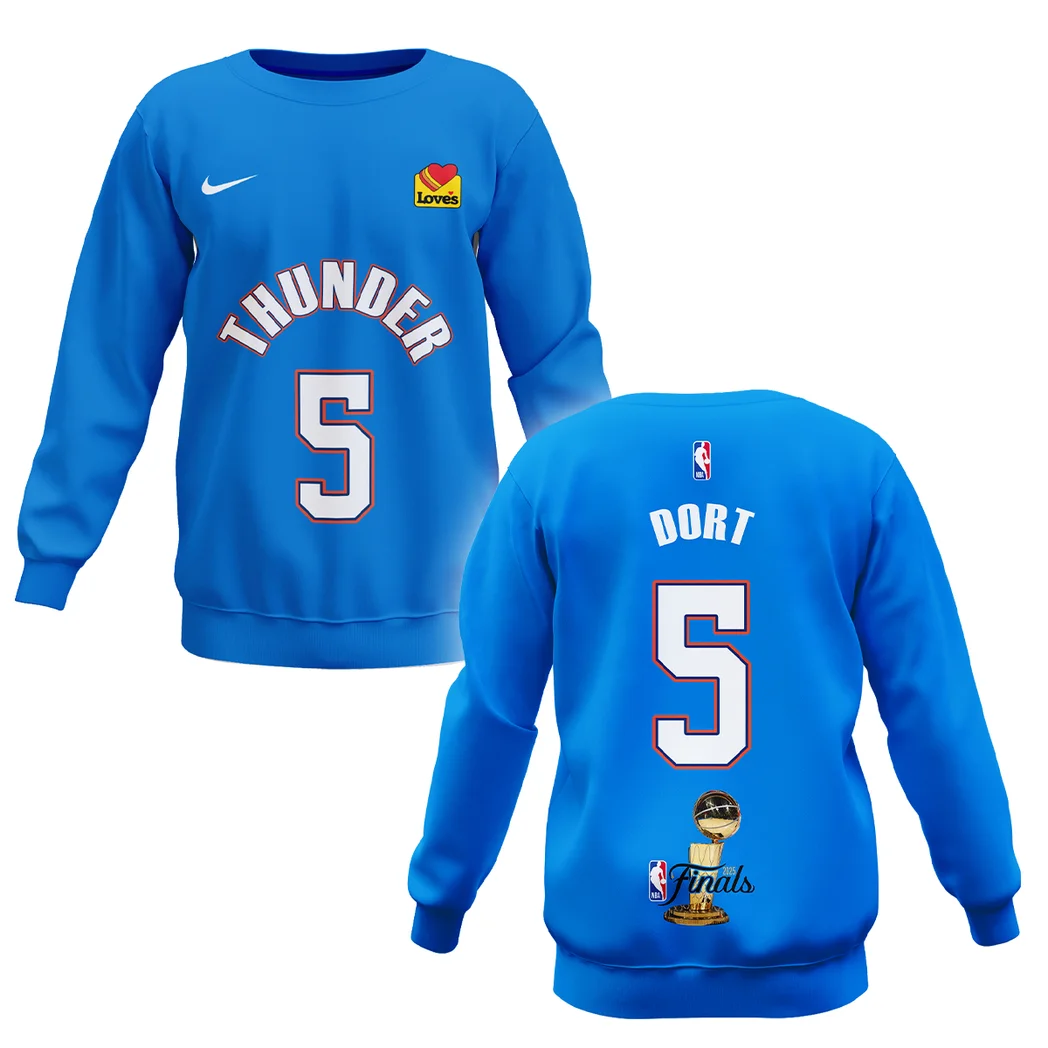 Luguentz Dort Sweatshirt NBA 2025 For Fan Luguentz Dort HVN1087LD062325SW