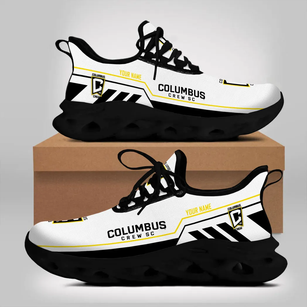 Soccer Club Max Soul Shoes, Exclusive Logo Sneakers For Fans PTS000MLS082025CC1 - Black