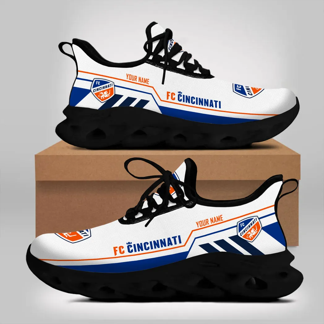 Soccer Club Max Soul Shoes, Exclusive Logo Sneakers For Fans PTS000MLS082025FCC1 - Black