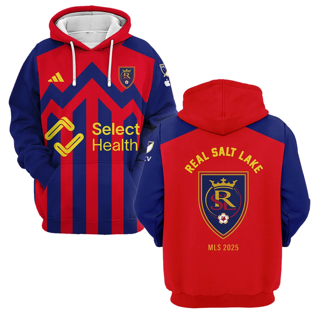 Soccer Hoodie MLS 2025 For Fans Sport HVN1096RSL062825HOD