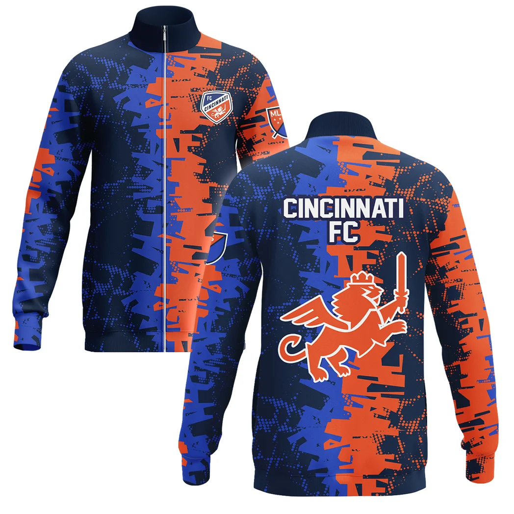 Soccer Stand Collar Jacket MLS 2025 For Fans Sport HVN1066CFC061625SCJ