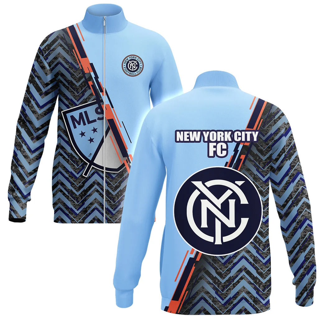 Soccer Stand Collar Jacket MLS 2025 For Fans Sport HVN1081NYC062125SCJ