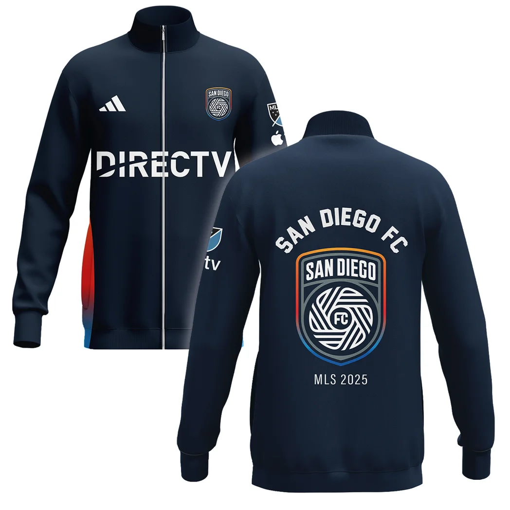 Soccer Stand Collar Jacket MLS 2025 For Fans Sport HVN1096SDFC062825SCJ