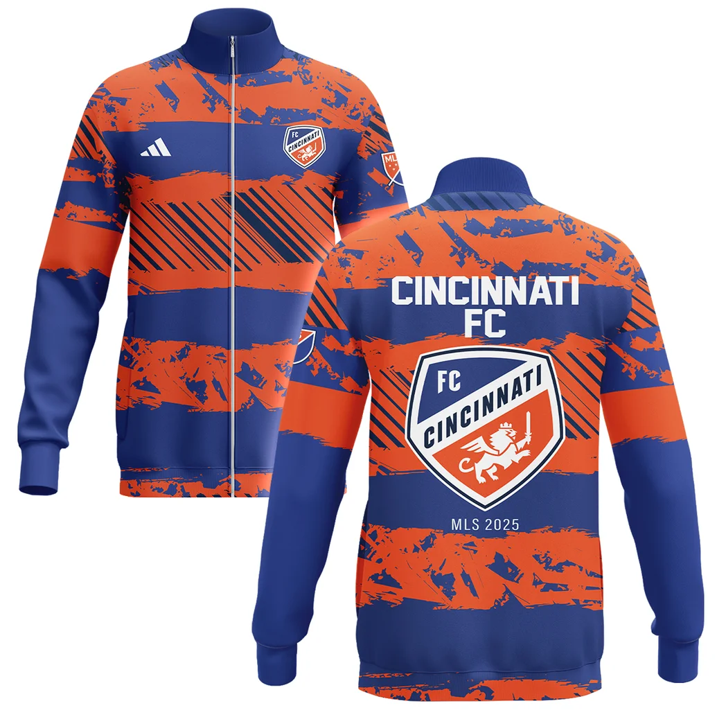 Soccer Stand Collar Jacket MLS 2025 For Fans Sport HVN1097CFC062825SCJ