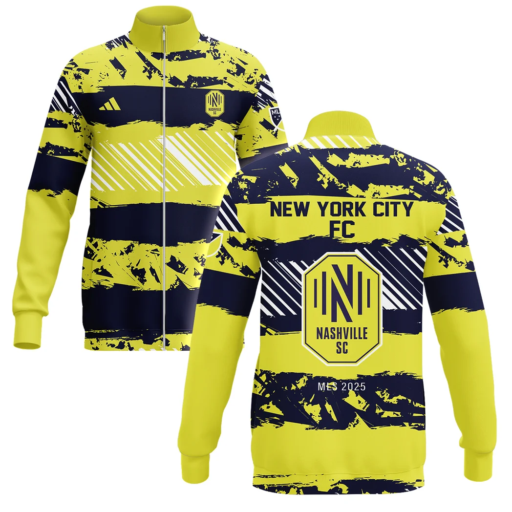 Soccer Stand Collar Jacket MLS 2025 For Fans Sport HVN1097NSC062825SCJ