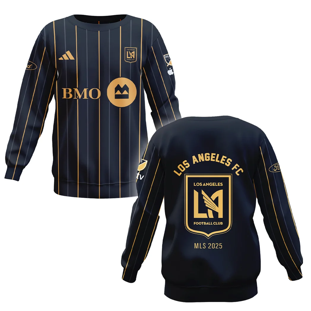 Soccer Sweatshirt MLS 2025 For Fans Sport HVN1096LAFC062825SW