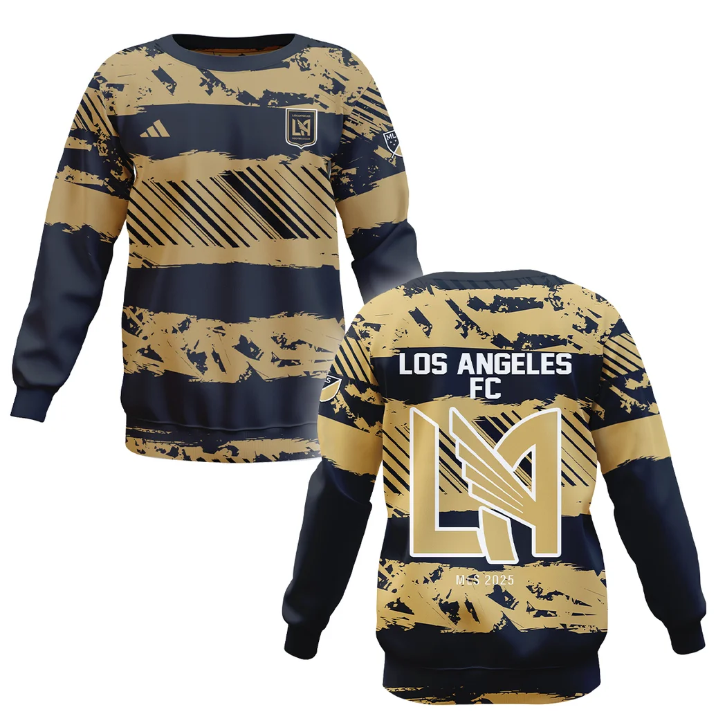 Soccer Sweatshirt MLS 2025 For Fans Sport HVN1097LAFC062825SW
