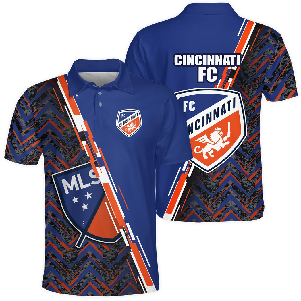 Soccer Team Polo Shirt MLS 2025 For Sport Fans HVN1081CFC062125POS