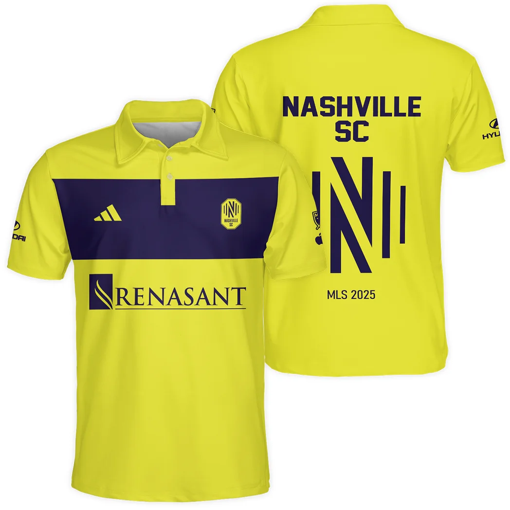 Soccer Team Polo Shirt MLS 2025 For Sport Fans HVN1096NSC062825POS