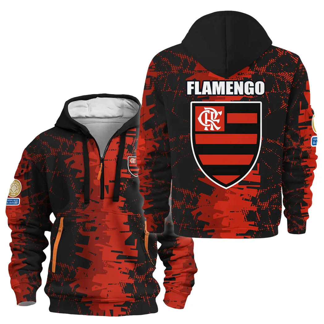 Sport Hoodie Half Zipper Club WC 2025 For Fan Sport HVN1082FL062125HODZ