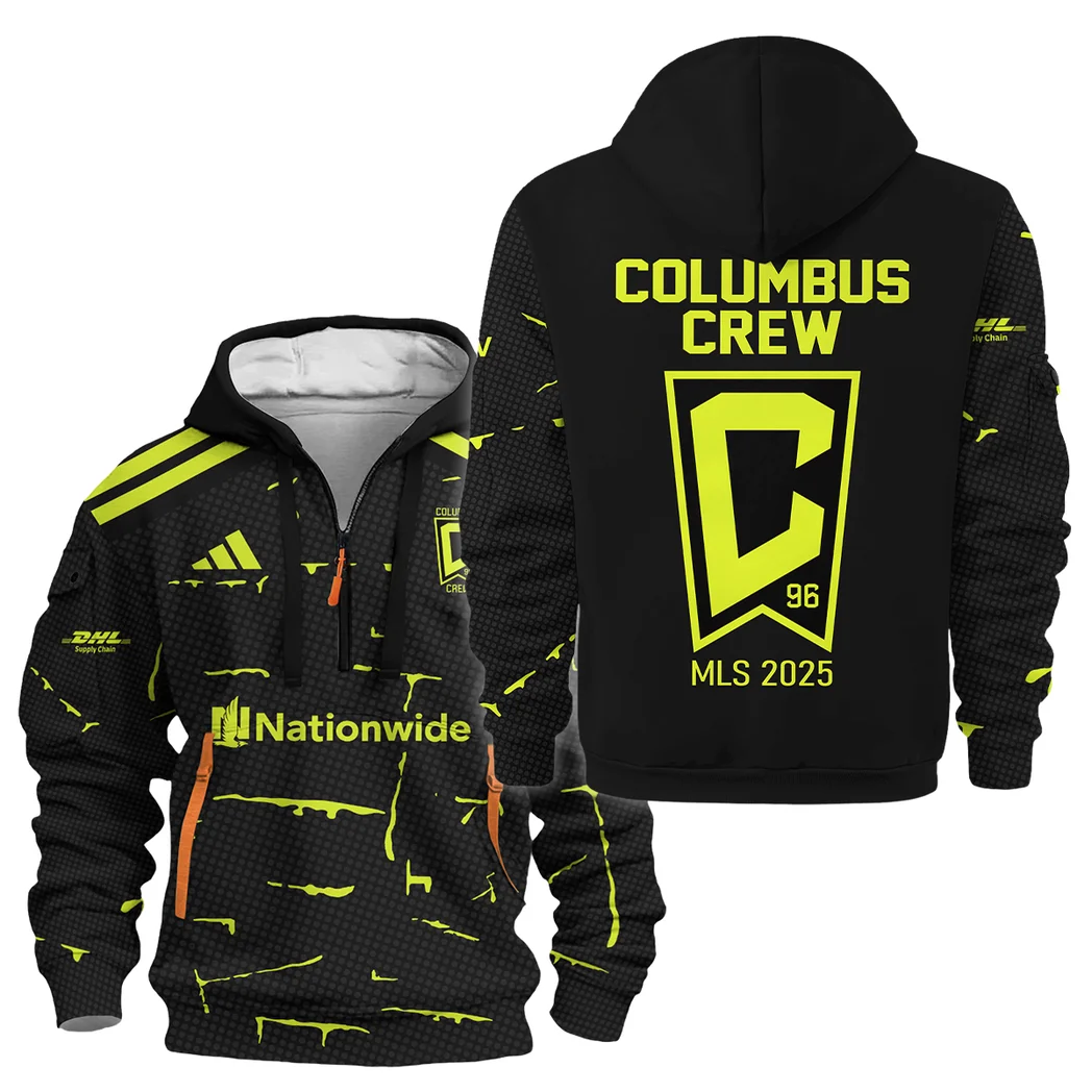 Sport Hoodie Half Zipper MLS 2025 For Fans Sport HVN1056CC061025HODZ
