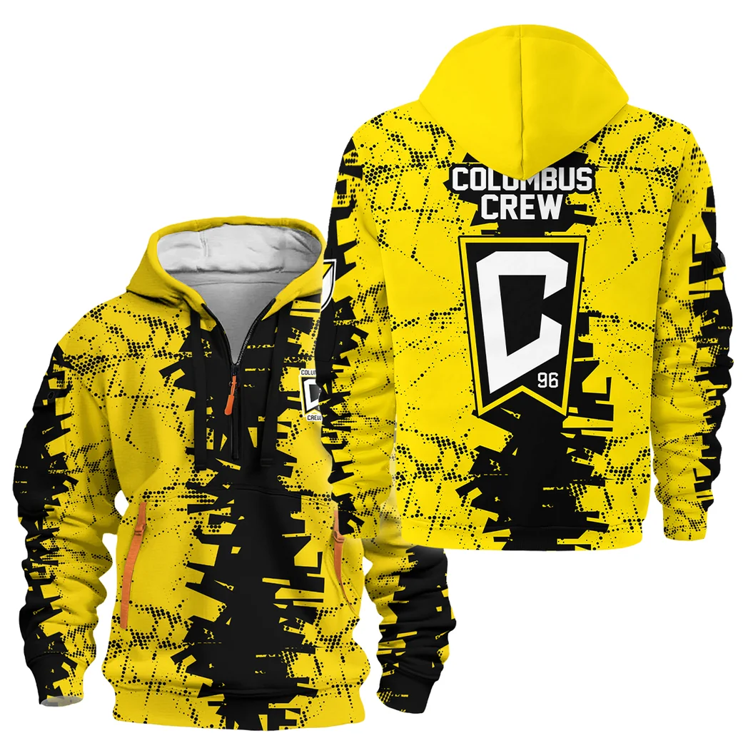 Sport Hoodie Half Zipper MLS 2025 For Fans Sport HVN1066CC061625HODZ