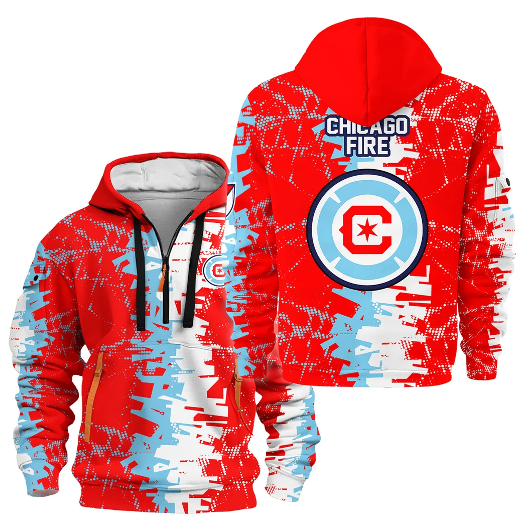 Sport Hoodie Half Zipper MLS 2025 For Fans Sport HVN1066CF061625HODZ