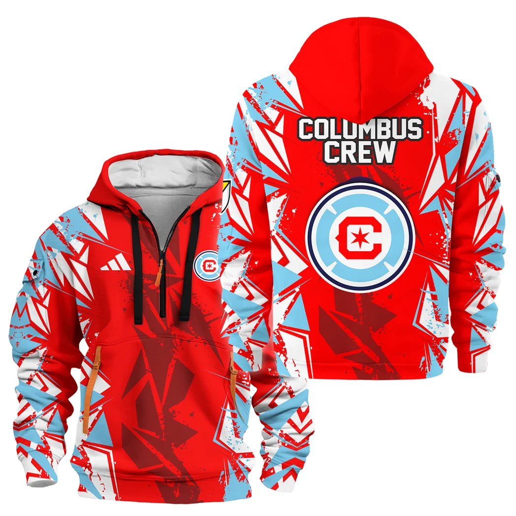 Sport Hoodie Half Zipper MLS 2025 For Fans Sport HVN1068CF061725HODZ