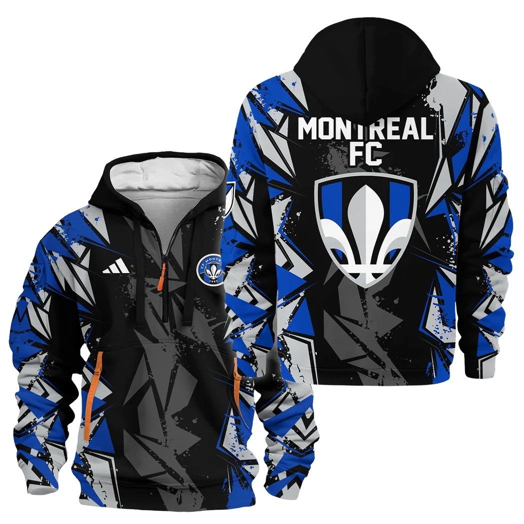 Sport Hoodie Half Zipper MLS 2025 For Fans Sport HVN1068MFC061725HODZ