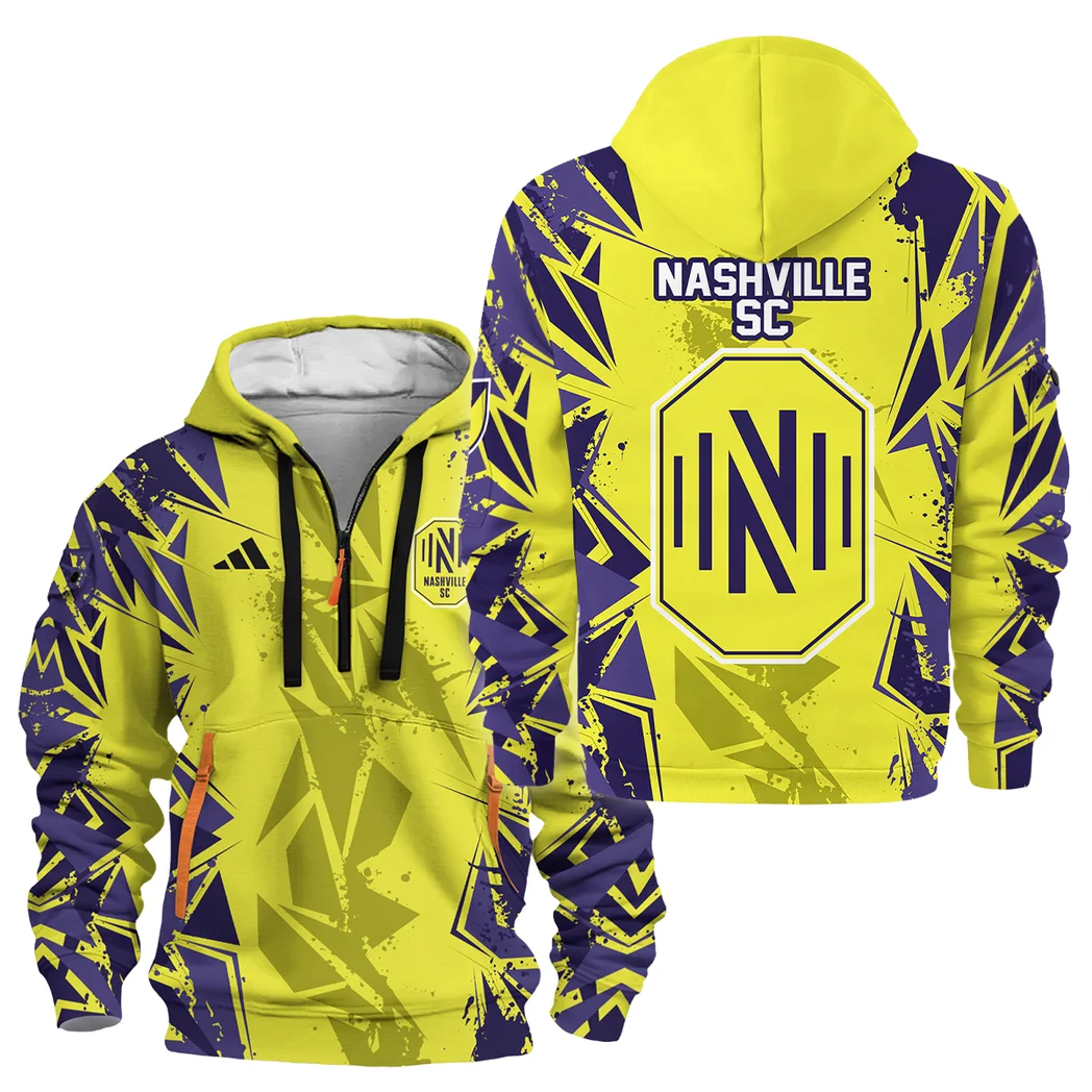 Sport Hoodie Half Zipper MLS 2025 For Fans Sport HVN1068NSC061725HODZ